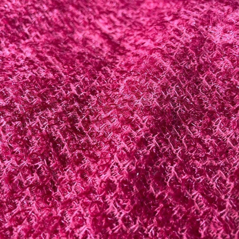 Vintage 60s 2 Piece Skirt Top Raspberry Pink ILGWU XS 4 - Picture 11 of 11